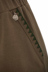 Pantalón verde militar bolsillos bordados - lolitasyl.com