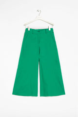 Pantalon verde pierna ancha de talle alto LolitasyL - lolitasyl.com