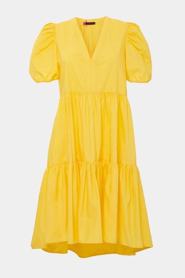 Vestido amarillo largo volumen polpelin - lolitasyl.com