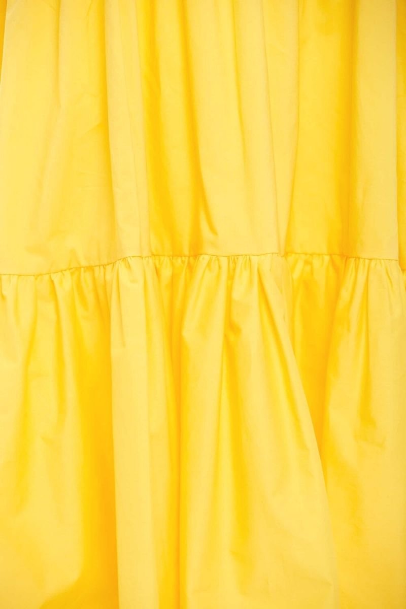 Vestido amarillo largo volumen polpelin - lolitasyl.com