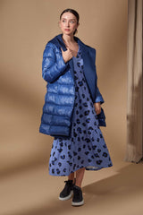 Vestido azul largo estampado animal print Lolitas - lolitasyl.com