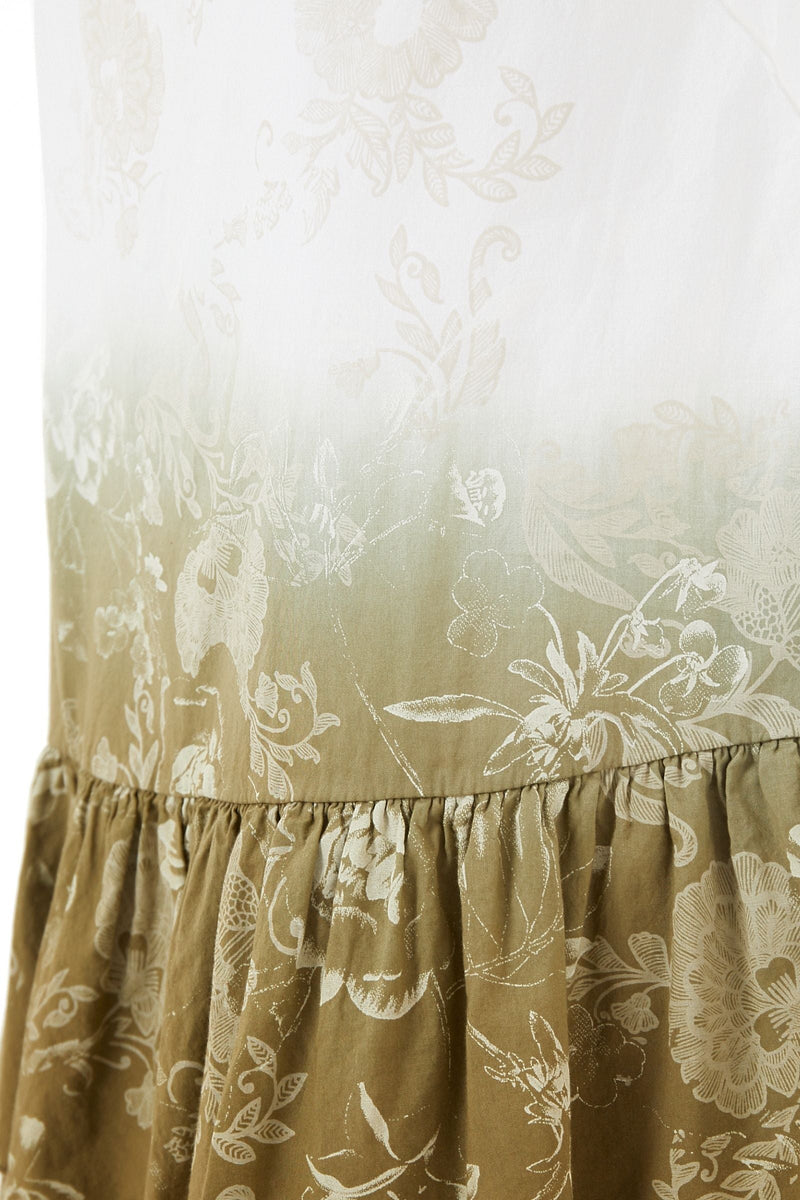 Vestido degrade verde palabra de honor - lolitasyl.com