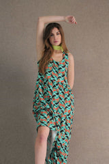 Vestido largo de tirantes estampado etnico Lolitas&L - lolitasyl.com